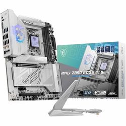 MSI MPG Z890 Edge TI WiFi Carte mère, ATX - pour processeurs Intel Core Ultra (série 2), LGA 1851 - VRM SPS 90A, Mémoire DDR5 (9200+MT/s OC), PCIe 5.0 & 4.0 x16, M.2 Gen5, Wi-FI 7, 5G LAN