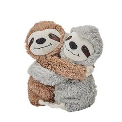 Warmies Warm Hugs Sloth Microwavable s with French Dried Lavender Scent, Fully Heatable Cuddly Toy for Anxiety and Pain Relief
