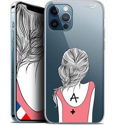 Caseink Beschermhoesje voor Apple iPhone 12 Pro Max (6,7 inch), gel, HD, bedrukt in Frankrijk - iPhone 12 Pro Max - zacht - schokbestendig - See You