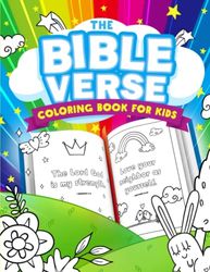 The Bible Verse Coloring Book for Kids: Christian Activity Workbook for Girls, Boys & Teens to Color, Study, Read & Memorize | Simple and Easy to Remember Bible Verses