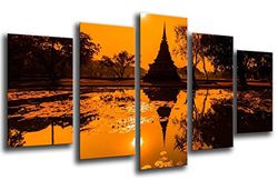 Quadro Su Legno, Buddha Buddha, Rilassamento, Rilassamento, Zen, 165 x 62cm, Stampa in qualita fotografica. Ref. 26240