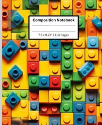 Composition Notebook: Brick Master Builder Daily Writing Journal 110 Pages