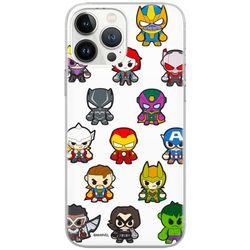 ERT GROUP mobiltelefonfodral för Apple Iphone 12 PRO MAX originalt och officiellt licensierat Marvel mönster Avengers 025 Vit anpassad till formen på mobiltelefonen, fodral tillverkad av TPU-plast