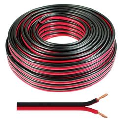 SeKi Câble d'enceinte Rouge/noir 2 x 4,00 mm² 25 m