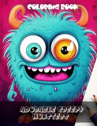 Adorable Creepy Monsters Coloring Book: Embrace the Adorable and Spooky World of Mini Monsters with 50+ Coloring Pages for Relaxation and Stress Relief.