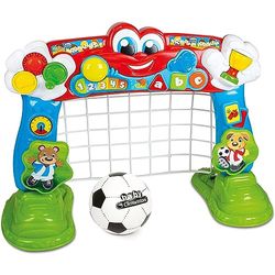 Baby Clementoni 17200 Tira e Segna Goleador - Portería de fútbol (versión italiana) , color/modelo surtido
