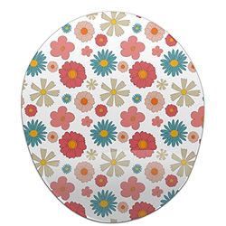 Bonamaison, Tapis de Souris Ergonomique avec Repose-Poignet - Impression numérique - pour Le Bureau et la Maison - 20 x 23 cm