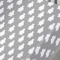 Fusion Christmas Parure de lit 100% Coton brossé Animaux arctiques, Coton, Gris, Fitted Sheet: King