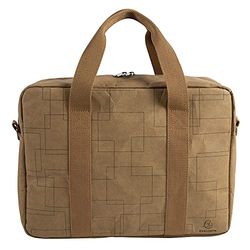 Exacompta - Ref 17650E - Eterneco Collection - Vegan Messenger Bag - 390 x 270 x 130mm, Padded Compartment for a 14" Laptop or Tablet, Organic Cotton Handles and Lining