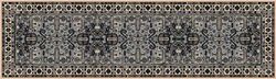 Doge Milano Chemin de cuisine, 100% Made in Italy, Tapis antitache avec impression numérique, Chemin de table antidérapant et lavable, Modèle Vintage - Colmazio, cm 280x52