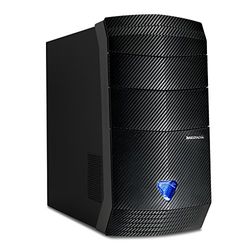 MEDION ERAZER P3615 D Desktop-PC (AMD Ryzen 5 1400, 8 GB RAM, 1 TB HDD + 128 GB SSD, NVIDIA GeForce GTX 1050 Ti 4096 MB, Windows 10 Home) zwart