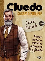 Cluedo - Le carnet d'enquête du colonel Moutarde - Livre à enquête officiel Cluedo - A partir de 14 ans: Carnet d'enquête Colonel Moutarde