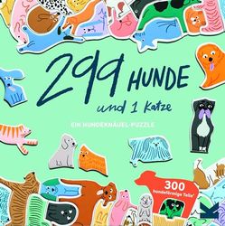 299 Hunde und 1 Katze: Ein Hundeknäuel-Puzzle