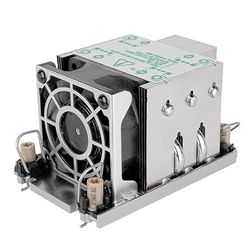 SilverStone XE02-4189S, Serie Xenon, Disipador para CPU de servidor/estación de trabajo 2U con factor de forma pequeño para zócalos Intel LGA4189, SST-XE02-4189S (Plata+Negro)
