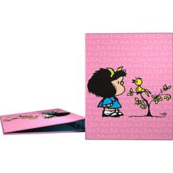 Grafoplás 88171949－Carpeta de anillas A4 Diseño Mafalda Pajarito, 4 anillas de 40mm