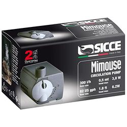 Sicce Mimouse, Mini bomba de recirculación para acuarios acuario 300 litros/h