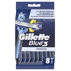 Gillette Blue 3 Smooth - Rasoi usa e getta x 8