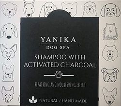 Yanika - remove dandruff, unpleasant odour, skin problems or allergies, shampoo bar with activated charcoal, cleaning, nourishing and protect skin, 100% natural