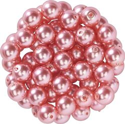 Perles de Cire de Verre Ø 6 mm orchidée