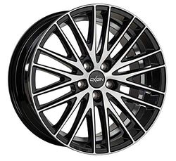 Oxigin 19 oxspoke 8,50 x 20 Offset 42 Bolt Pattern 5,00 x 114.30 Centro foro 72.60 oxneunzehn8520j42bfphd, Nero Full Polish