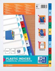 Elba Tabbladen 1-10 11 gaats assorti A4 10 tablettes A4