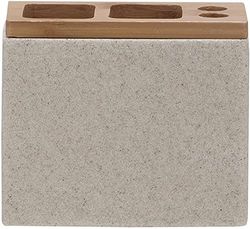 Sealskin Grace Portacepillos independiente Arena, 6 x 12.3 x 10.2 cm
