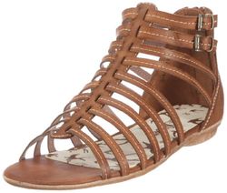 s.Oliver Casual 5-5-58219-28 Sandalias para niña, Braun Cognac 305., 36 EU