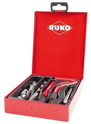 Kit de réparation de filetage M10 avec fils en acier, comprend des outils pour restaurer les filetages endommagés en métal.