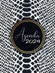 Agenda 2024: Planner Giornaliera | Vista Verticale Formato A4 | Un giorno per pagina | 12 Mesi Intempo | Diario ... | Italiano