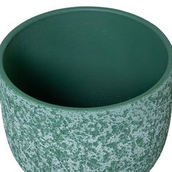 Alexandra House Living Set de Maceteros Verde Cerámica 3 Piezas - EAN: 8427701614695