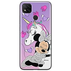 ERT GROUP mobiel telefoonhoesje voor Xiaomi REDMI 9C origineel en officieel erkend Disney patroon Minnie 036 optimaal aangepast aan de vorm van de mobiele telefoon, hoesje is gemaakt van TPU
