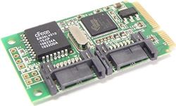 Cablematic - Adaptador Mini PCIe a 2 puerto SATA2