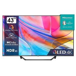 HISENSE 43A7K 43 inch UHD 4K Smart TV QLED TV