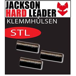 Jackson Hard Leader klemhulzen, 40 stuks, voor 5,2 kg hulzen voor vissen, voorvak, knijphulzen voor roofvisvoorvakken, visaccessoires, visvak
