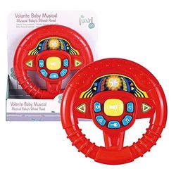 Volante Baby Rojo con Luces Y Sonidos. TACHAN Juguetes, Multicolor (782T00512)