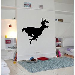 Tatoutex Stickers Ombre de Cerf - Rose, L 112cm x H 100cm