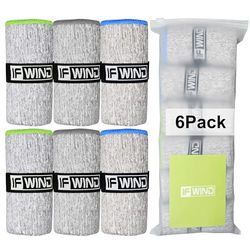 IFWIND 6-pack mikrofiber gymhanddukar för träning, snabbtorkande träningstillbehör svetthanddukar för gymutrustning, gymhanddukar för män och kvinnor, sport träning fitnessutrustning tennishanddukar