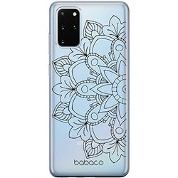 ERT GROUP mobiltelefonfodral för Samsung S20 PLUS / S11 originalt och officiellt licensierat Babaco mönster Mandalas 005 Vit optimalt anpassad till formen på mobiltelefonen, gedeeltelijk transparant