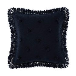 Linen House Adalyn Continental Funda de Almohada, Algodón Lino, añil, 65 x 65 cm