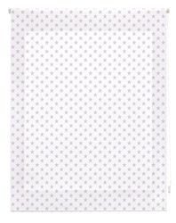 Store Enrouleur blindecor Stars, Tissu, Lilas, 120 x 250 cm