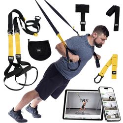 TRX All-in-One Suspension Trainer - een ultraflexibel systeem voor je thuisfitness - slingsysteem inclusief toegang tot TRX Training Club