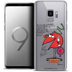 Caseink Hoes voor Samsung Galaxy S9 (5.8) Beschermhoes Case [Licence Official Collector Les Shadoks® Design Intelligent - Flexibel - Ultradun - Gedrukt in Frankrijk]