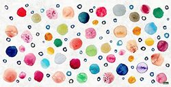 Vilber Grande Chef Dots tapete, vinil e PVC, multicolorido, 75 x 180 cm