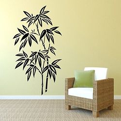 Stickers Bambou - Vert Forêt, L 30cm x H 54cm