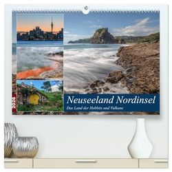 Neuseeland Nordinsel - Das Land der Hobbits und Vulkane (hochwertiger Premium Wandkalender 2026 DIN A2 quer), Kunstdruck in Hochglanz: Fotografien von der bezaubernden Nordinsel Neuseelands.