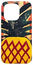 Pop Art Pineapple Fruit Folk Art Case for iPhone 15 Pro