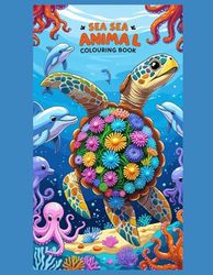 Blue World - Sea Animals Coloring Book