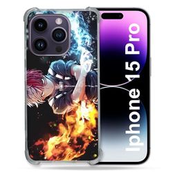 Cokitec Wzmocniona obudowa dla Iphone 15 Pro (6.1) Manga My Hero Academia Shoto