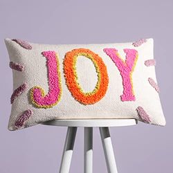 Heya Home Joy Lot de 2 Coussins touffetés Garnis de Plumes en Coton