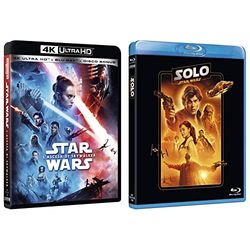 Star Wars L'Ascesa Di Skywalker 4K Ultra-HD (3 Blu-Ray) & Star Wars Story Solo Brd (2 Blu Ray)